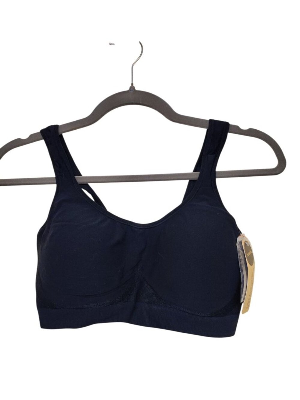 Truekind Daily Comfort Wirefree Shaper Bra Blk Full Coverage NWT Size Large